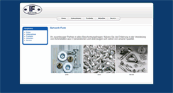 Desktop Screenshot of galvanik-funk.de