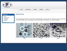 Tablet Screenshot of galvanik-funk.de